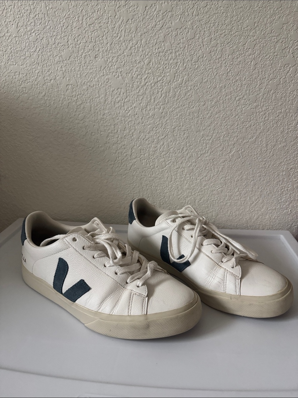 VEJA CAMPO LEATHER WHITE CALIFORNIA Size 11 - Picture 2 of 6